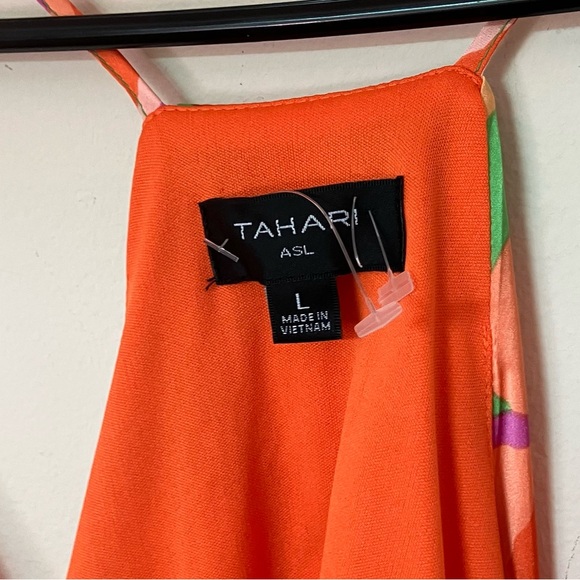 Tahari ASL NWT's Women's Floral Print Razorback - Picture 8 of 11